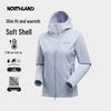 NORTHLAND Women's Fleece-Lined Softshell Hooded Hiking Jacket NXJFH2472E