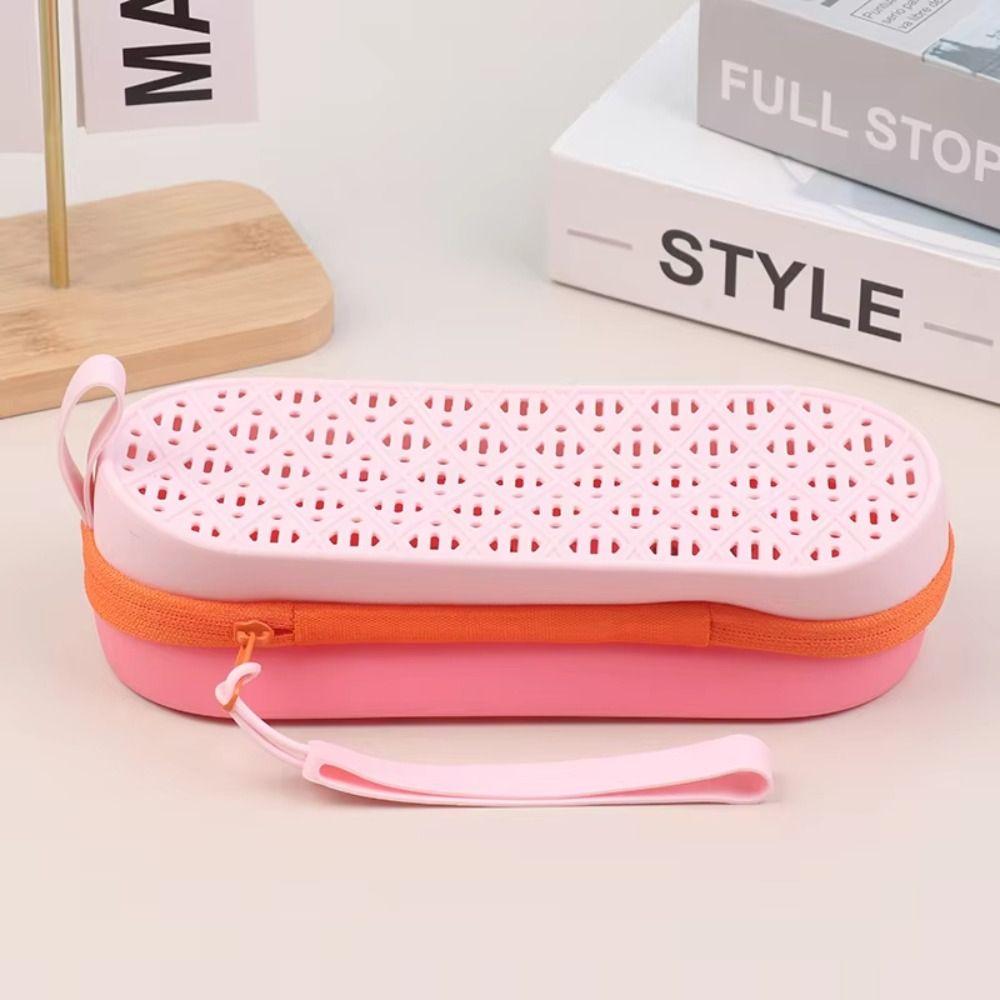 Large Capacity Swimming Glasses Case Drain Hole Swim Goggle Storage Box Travel