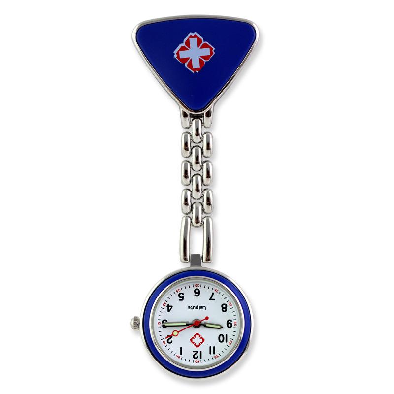 Leppte Luminous Nurse Watch: Clip-on Retro Pocket Breast Watch for Women, Cute Student Engraving