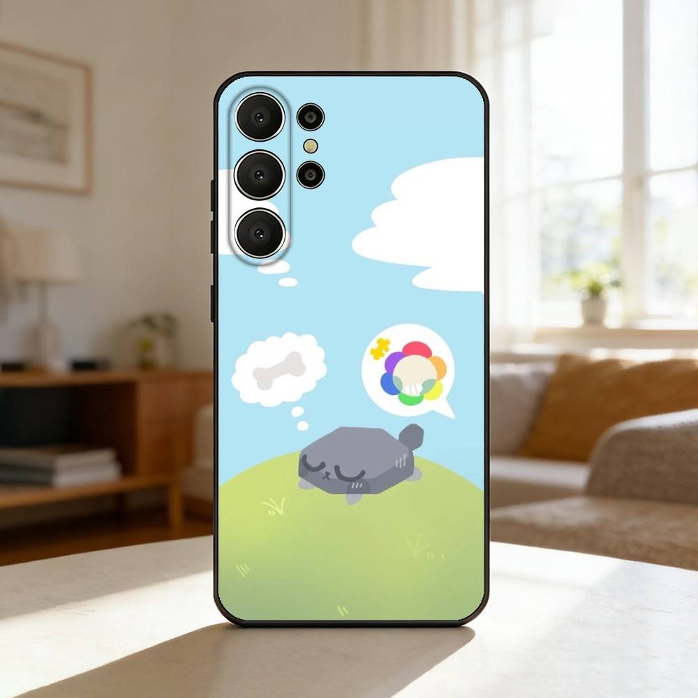 Cartoon Goob D-Dandys W-World Phone Case For Samsung S26,S25,24,23,22,30,21,10,9,Ultra,Plus,Lite,Black Soft Case