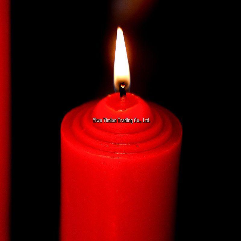 Smokeless Odorless Cylinder Candles for Power Outages, Weddings, Birthdays, New Year, and Decoration