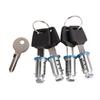 Roof Rack Locking Cores with Key Kit for Crossbar Systems