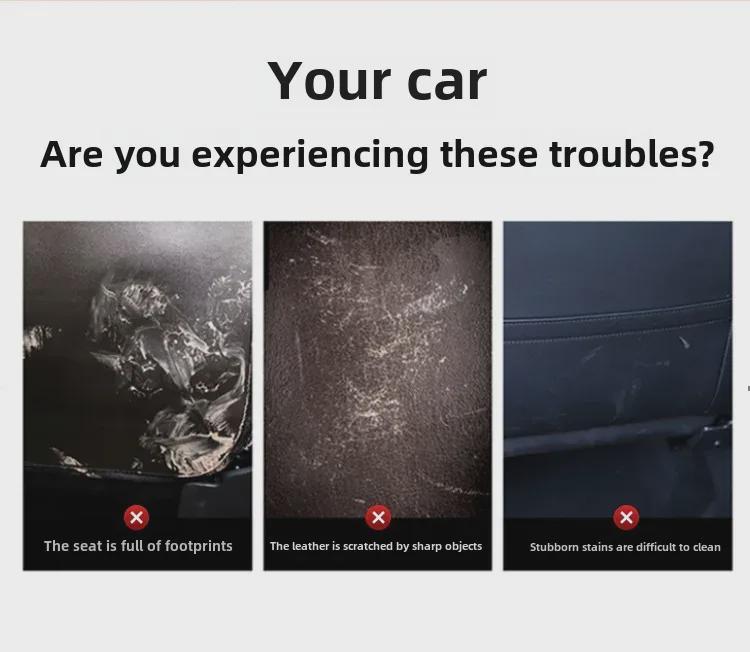 Niedlicher Cartoon Anti-Tritt Autositz Rückenschutz Pad für Kinder