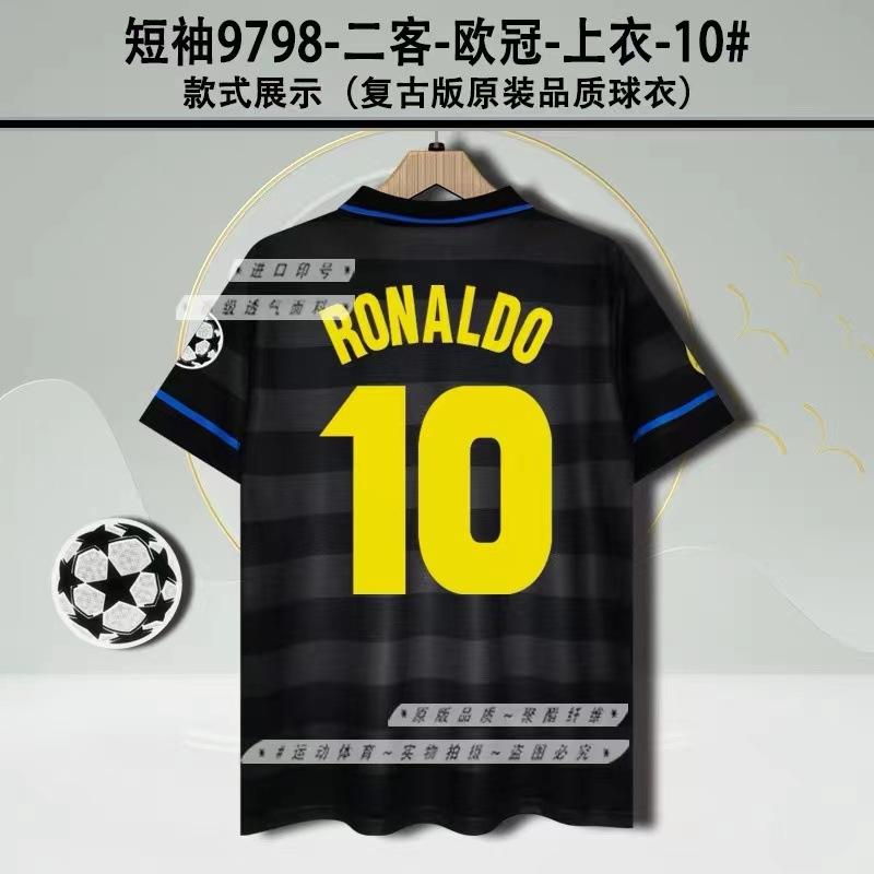 Vintage Jerseys, Football Uniforms, Classic Inter Milan AC Ronaldo Nesta Martinika Kashevqin Jerseys