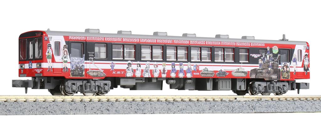 KATO N Gauge Kashima Rinkai Railway 6006 Girls Panzer Specification Wrapping Train IV Railway Model Diesel Car & No. [Special Product] 16001-5