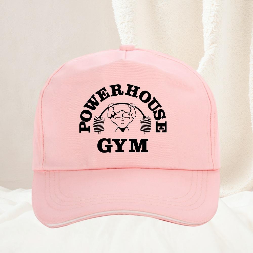 Classic Unisex Powerhouse Gym Baseball Caps for Unisex Women Summer Adjustable Baseball Hat Funny Sun Protection golo Caps
