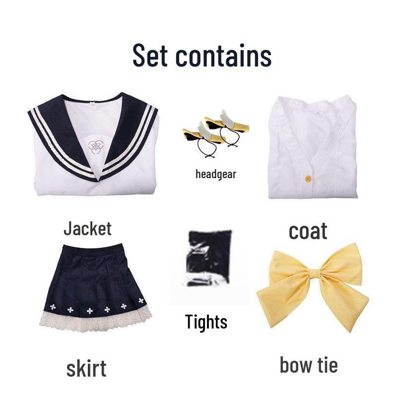 Blue Archive Anime Cosplay Costume Set for Men and Women - Role-Playing & Halloween