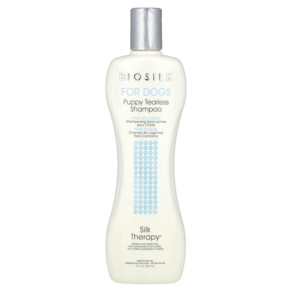 BioSilk Silk Therapy, Szampon dla szczeniąt bez łez dla psów, 12 fl oz (355 ml)