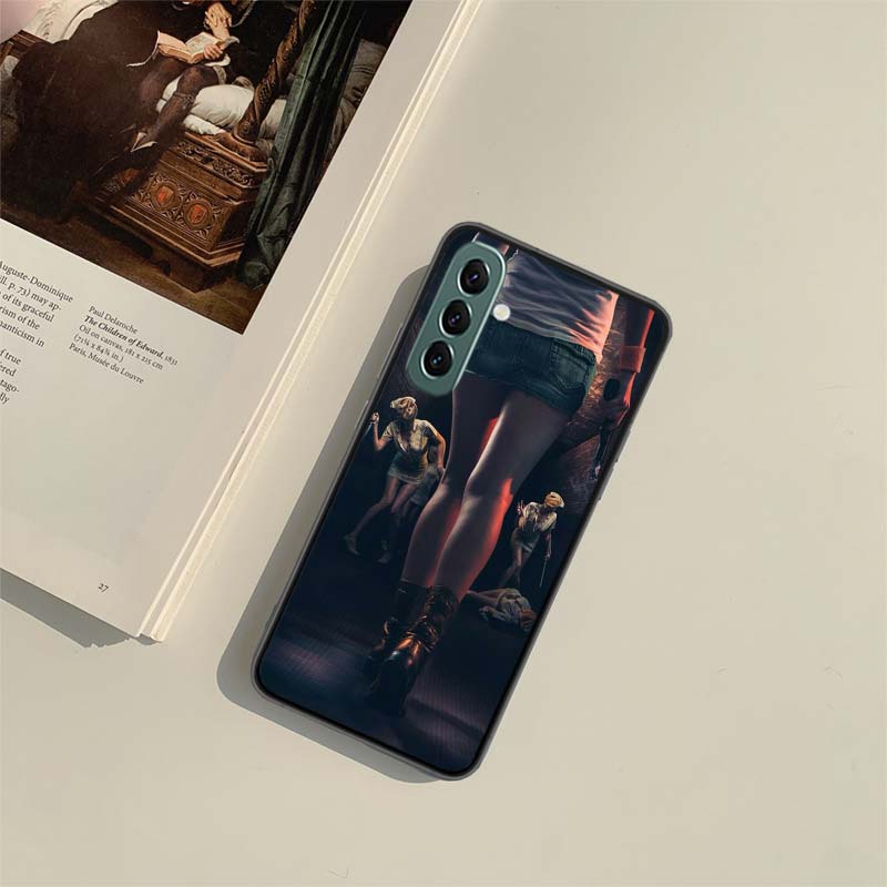 Games S-Silent Hill Phone Case for Samsung A54 A14 A24 A34 A17 A37 A57 A55 A35 A25 A15 A07 A05S A04S A12 A22 A32 A52S A72 Galaxy