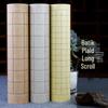 Batik Checked Linen Texture Calligraphy and Painting Paper - Semi-Raw/Cooked, Regular/Clerical Script Brush Writing Paper