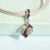 Genuine Copper Travel Series Airplane Camera Suitcase Beaded Pendant For Necklace Bracelet Jewelry Item Women'S Jewelry Gift Choice