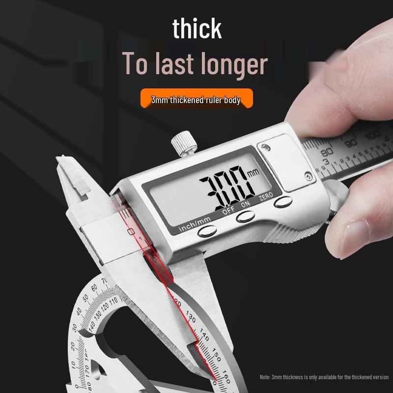 Multi-Functional Double-Arm Protractor & Stainless Steel Angle Gauge - Woodworking Square & Measuring Angle Tool.