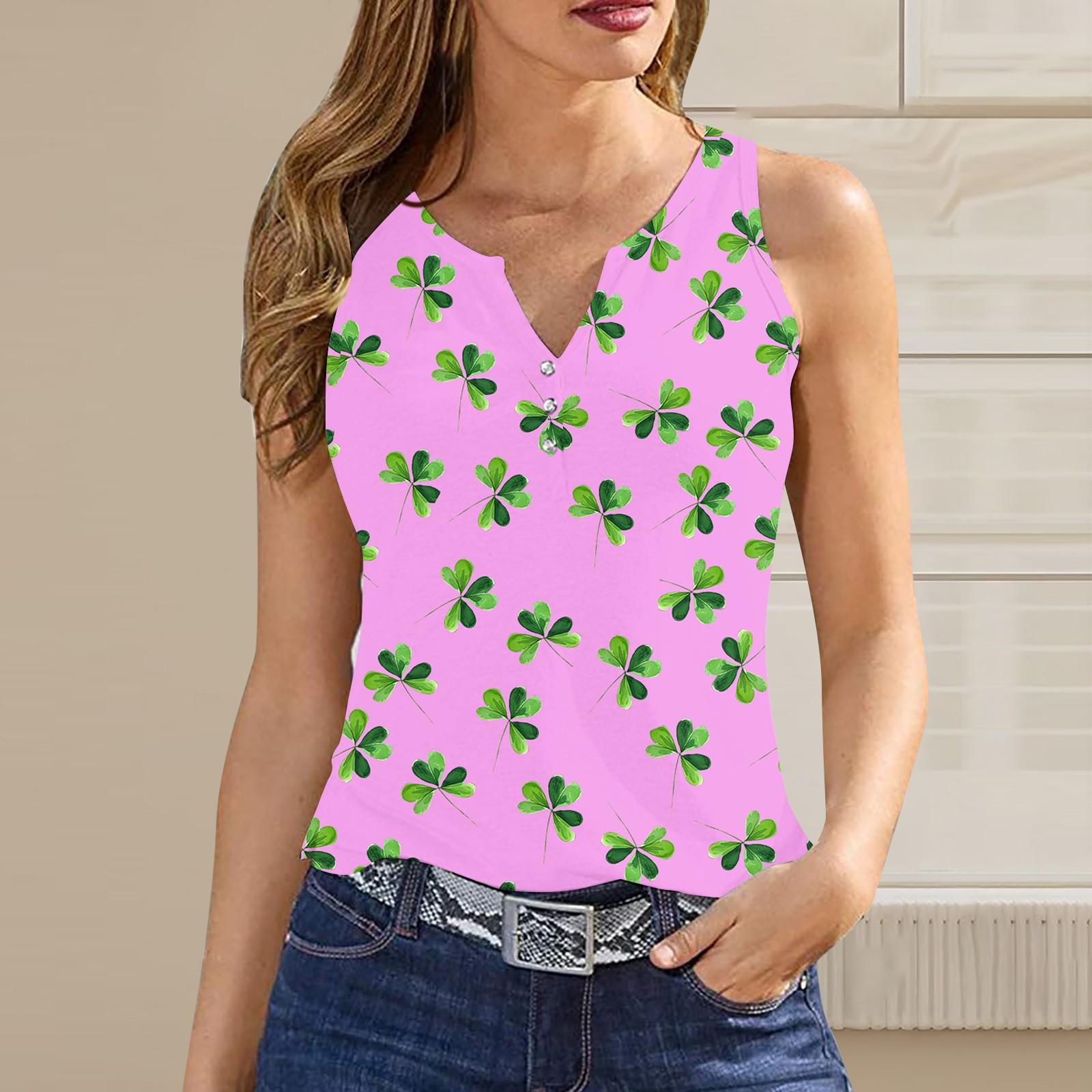 

Женская майка с V-образным вырезом, однотонная, повседневная, струящаяся, летняя, без рукавов, с глубокими боковыми вырезами для женщин. Патрика L розовый