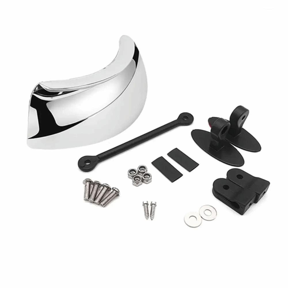 Blind Detection Motorcycle Rearview Mirror Clear Parabolic HD Convex Mirror Scooter