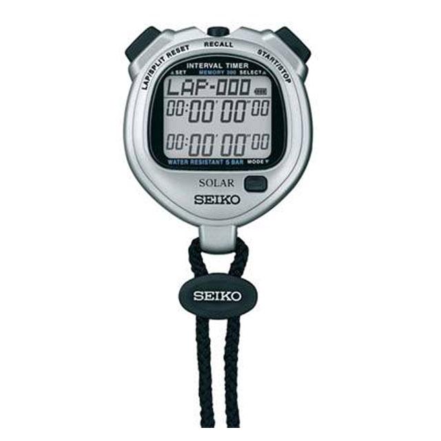 SEIKO Stopwatch Solar Quartz Movement Unisex SVAJ101 Gray Dial