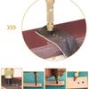 New DIY Leather Punch Rotary Perforator 6-piece Belt Punch Automatic Belt Punch Replaceable Multi-head Belt Perforator
