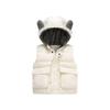 Cashmere Cotton-Padded Coat Zipper Boy Hooded for Autumn and Winter