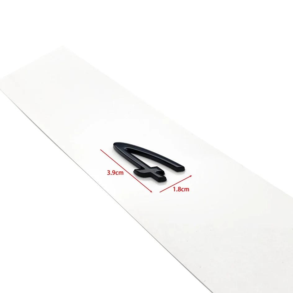 CKM3  1pcs Car Rear Sticker Styling Accessories 4 S Letter Emblem Car Fender Side sticker Rear Bumper Tail Door Trunk Logo