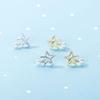 Super Fairy Five-pointed Star Pearl Earrings Temperament French Retro Earrings
