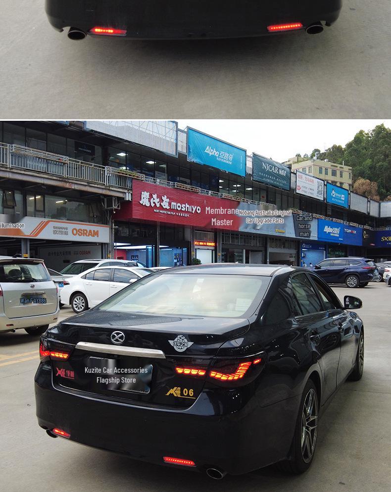 LED Dragon Scale Daytime Running Lights & Flowing Turn Signal Taillights for 10-17 Toyota Reiz