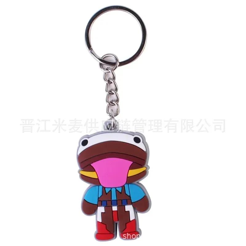 Fortnite Keychain Accessories Bag Jewelry Anime Children Toy Christmas Decorative Pendant PVC S Lightweight Carry Portable Mini Cute