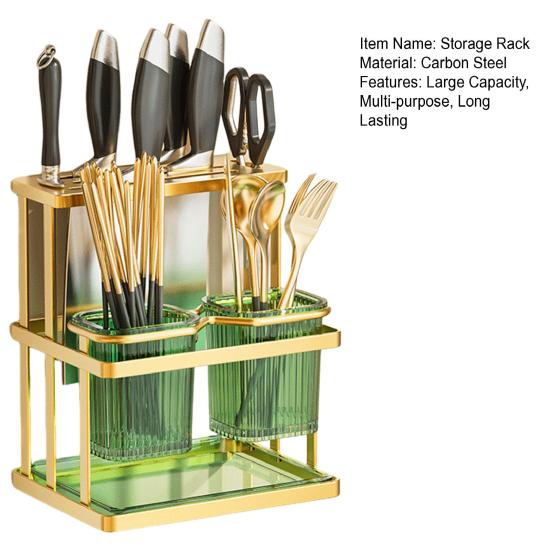 Chopstick Knife Holder Storage Organizer Utensil Cutlery Caddy Large Capacity