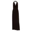 Halter Backless Women Dresses Sleeveless Solid Color Female Maxi Dress 2026 Elegant Spring Pleated Party Holiday A Line Lady Dresses