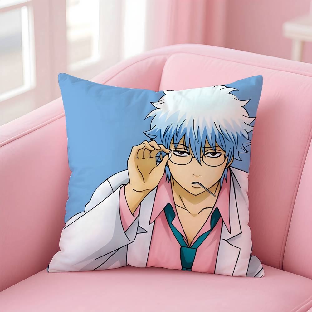 Anime G-GINTAMA Pillow Case pattern printing pillowcase living room sofa cushion cover bedroom room decor