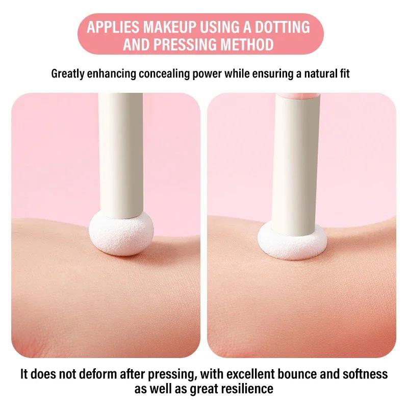 1/3PCS Concealing Puff Mushroom Sponge Makeup Brush for Concealer Foundation Extension Beauty Cute Tool Women Salon Necessaries