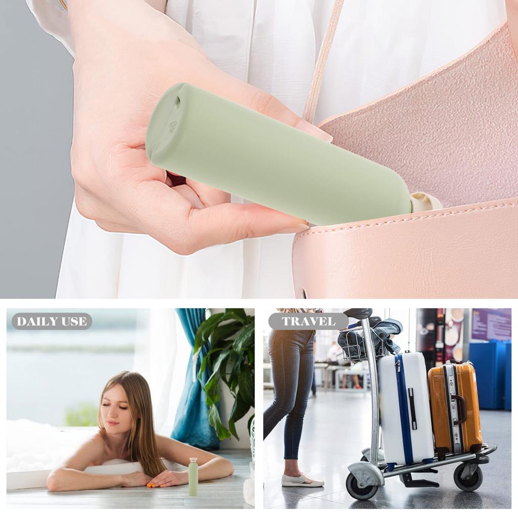 NUOLUX Travel Shampoo Bottles, 250ml Shower Gel Dispenser Containers, Set of 3, Compact, Lightweight, Multi-Purpose Sub-Bottles