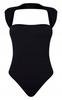 Prettylittlething Body Prążkowane Czarne M 0A1A1_C*