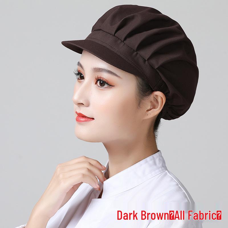 Dustproof Breathable Chef/Waiter Hat - Unisex Sanitary Kitchen Catering Hat