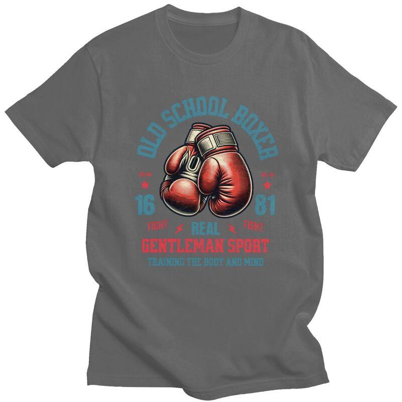 Old School Boxing GentleUnisex Sport T Shirt for Unisex Boxer Lover Tshirt Streetwaer Short Sleeve Tee Shirt