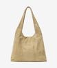 Minav Margaret Suede Shoulder Bag [Beige]