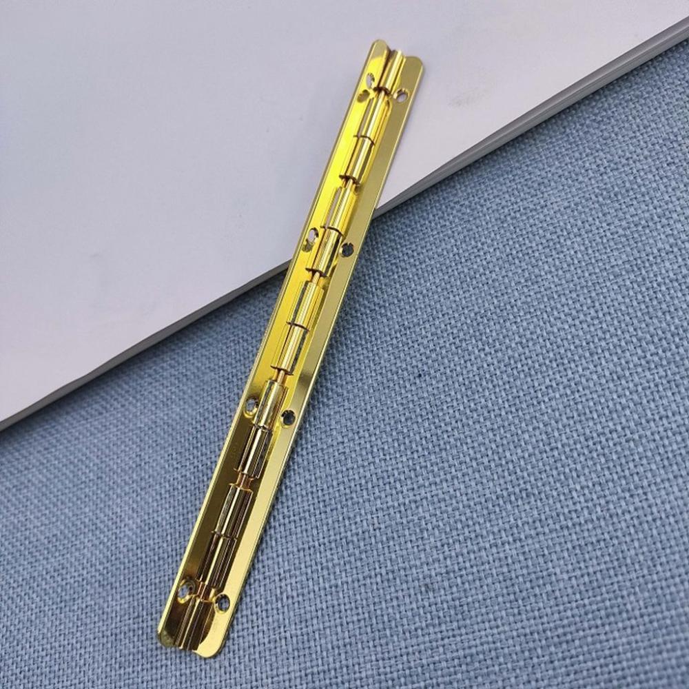 

Long 2 pcs Mini Heavy Duty Golden Hinges Jewelry Box Hinge Furniture Fittings Cabinet Hardware 100mm
