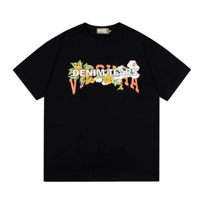 2024 Summer Trend Cotton T-shirt Men Women Brand Short Sleeve Tshirt Clothes Luxury Designer Tee Hip Hop Tops T Shirt Streetwear