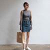 Plain T Shirt Women Elastic Basic T-shirts Female Casual Tops Long Sleeve Thin T-shirt See Through