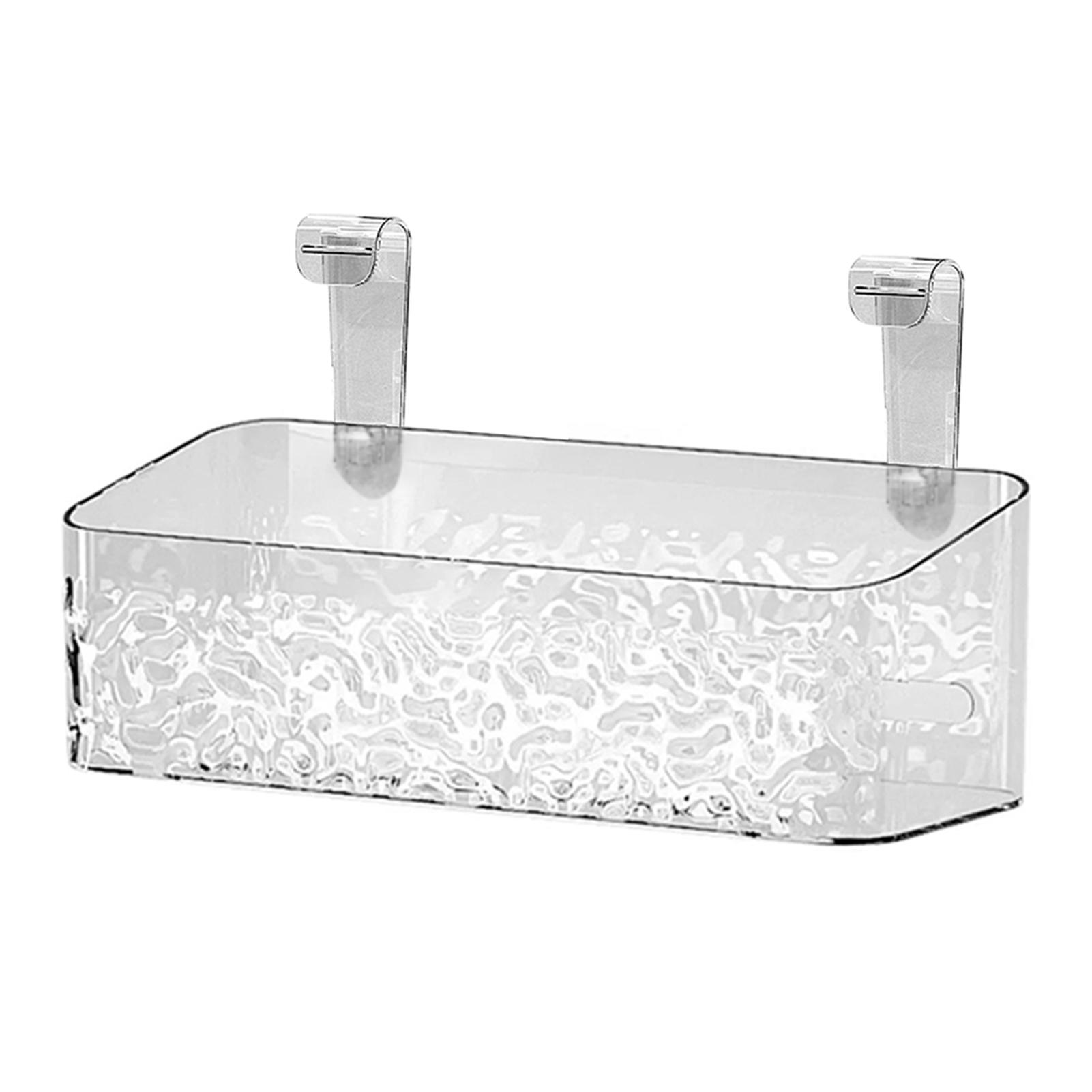 

Пластиковая корзина для хранения с рисунком ледника без перфорации, экономящая место для дома, органайзер для домашней кухни Small size