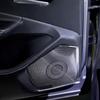 For Peugeot 408   2024 2025 Car door audio panel protective cover and horn cover made of stainless steel material