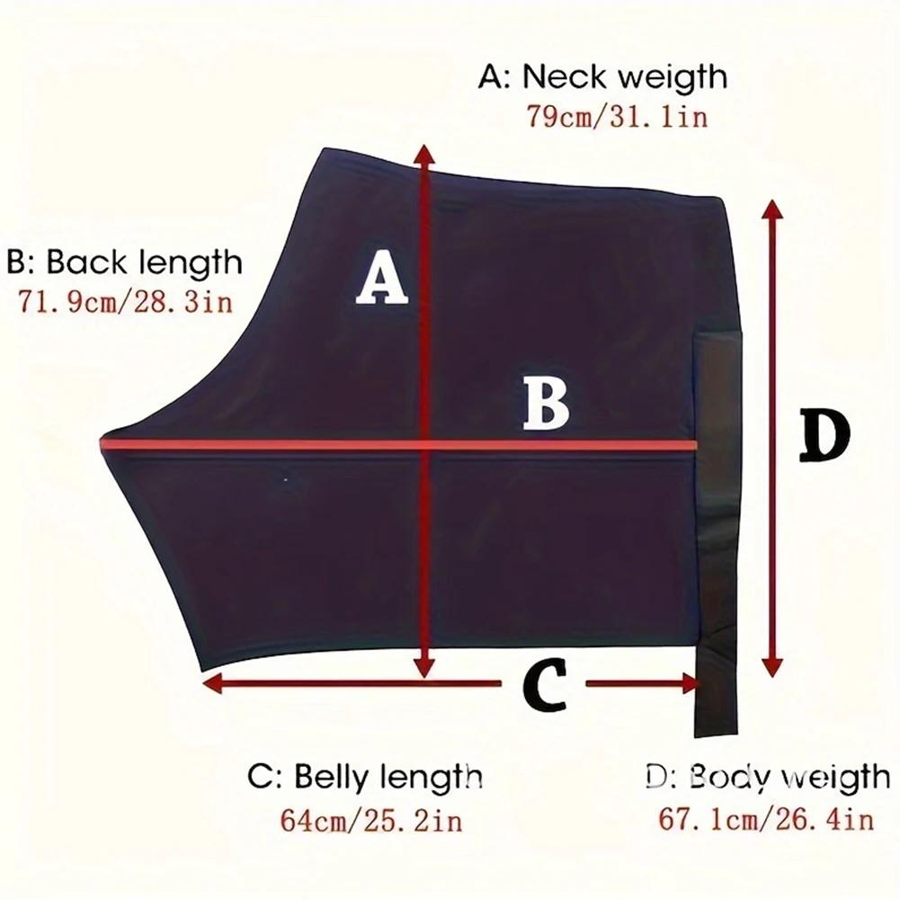 Horse Shoulder Guard High Elastic Spandex Fabric Horse Chest Saver Protector Horse Vest Horse Protective Vest