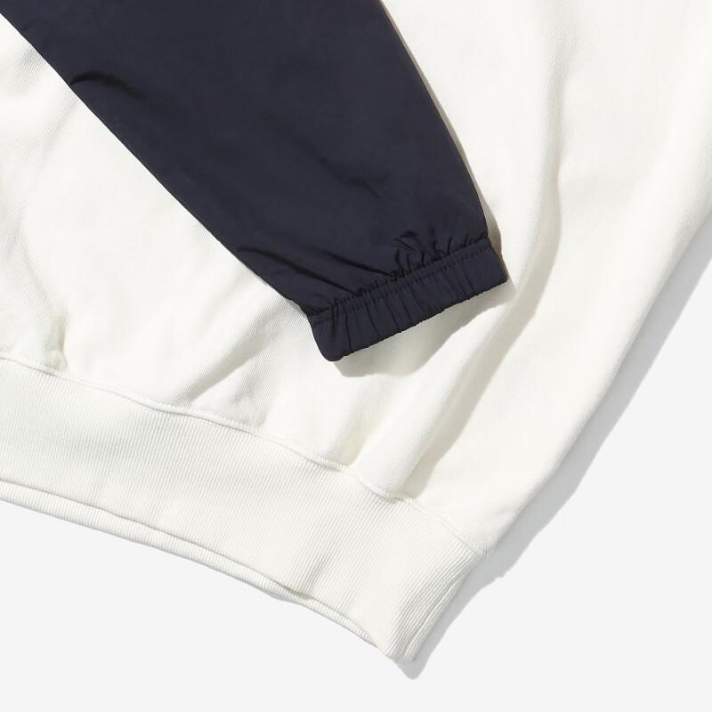 Fila Color Block Casual Pullover Hoodie Unisex Hoodies White FS2POD4107X