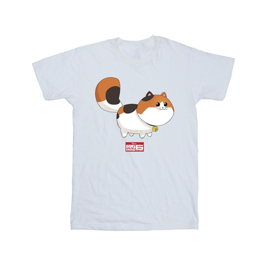 Disney Mens Big Hero 6 Baymax Kitten Pose T-Shirt