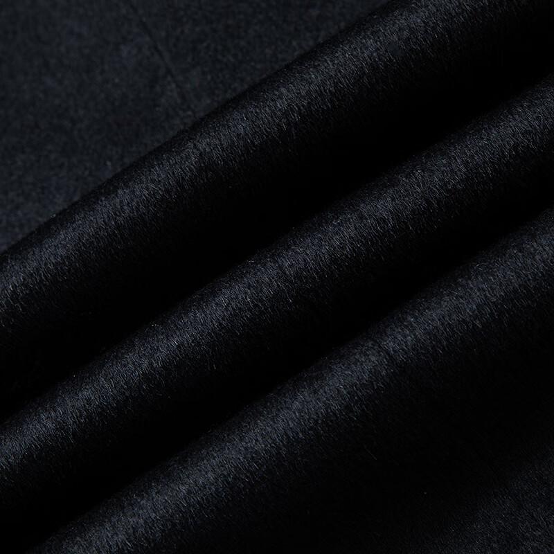 FAPAI Men's Merino Wool & Cashmere Blend Mid-Length Overcoat