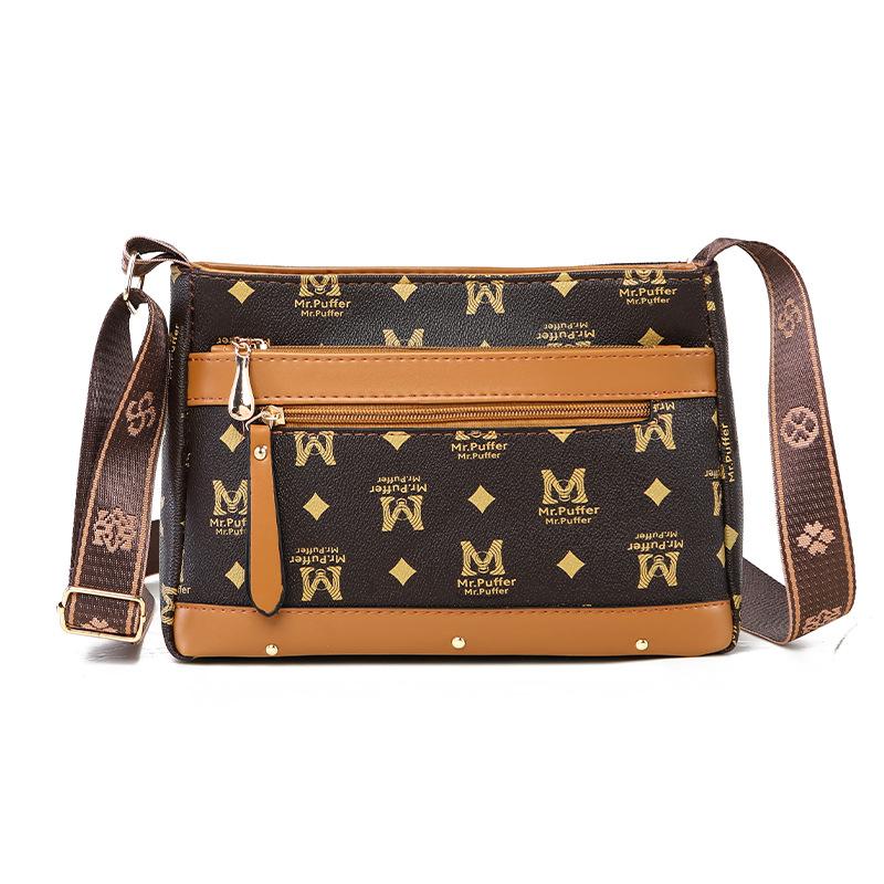 Baigou Women's Bag  New Crossbody Bag  Trendy Bag  Temperament  Versatile Soft Leather Large Capacity Shoulder Bag