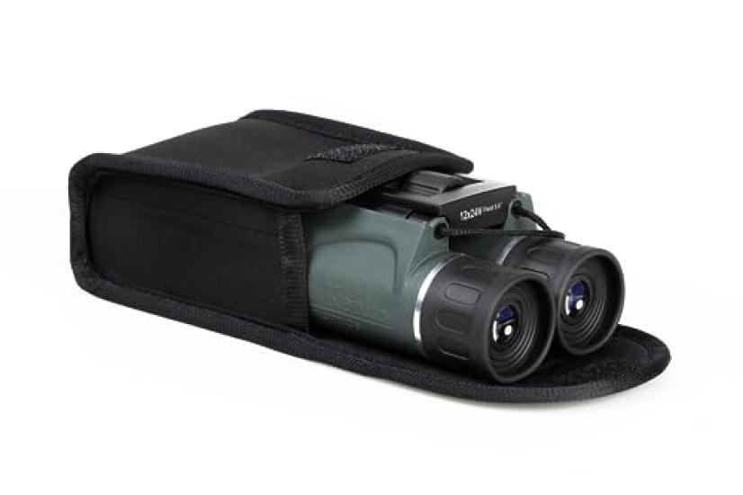 KENKO SG-H 12x24 Binoculars, 12x Magnification, 24mm Aperture, Dual-Axis Roof Prism, Compact and Lightweight (259g), Ideal for Travel and Concerts