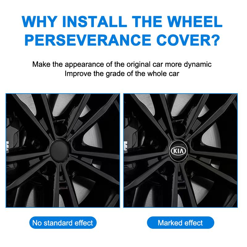 4ks/sada 60MM Krytky středu kola Ochranný kryt Příslušenství pro KIA Rio Ceed Sportage Cerato Soul Sorento Flip R K2 K3 K5 k6 K7 K8 Soul