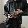 PU Leather Leopard Short Wallet Elegant Coin Purse Mini Envelope Clutch Bag  Outdoor