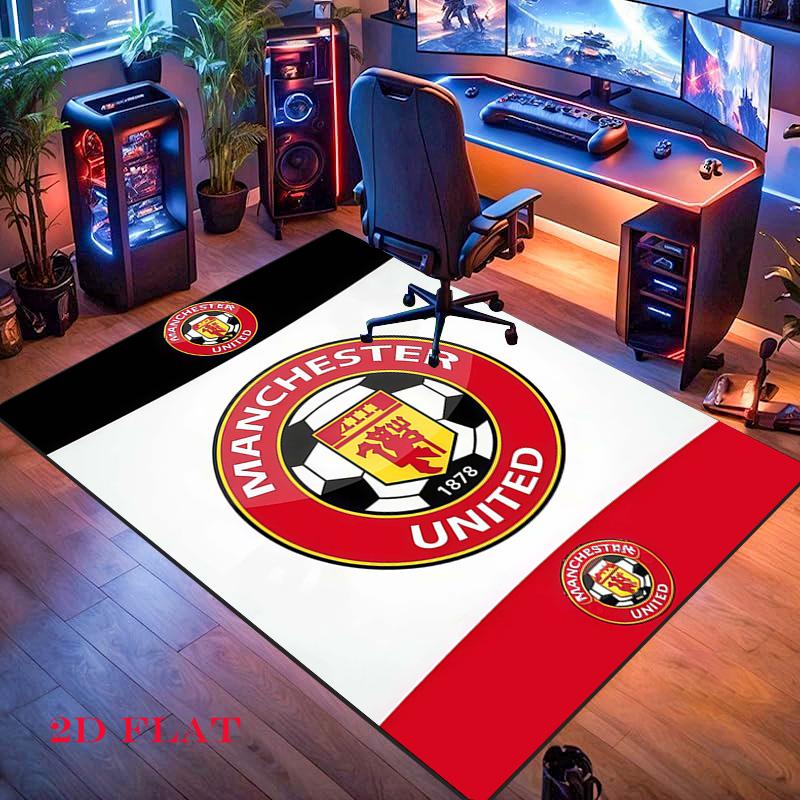 Man Utd Carpet Rug for Living Room Bedroom Home Sofa Decoration,Kids Play Nonslip Floor Mat