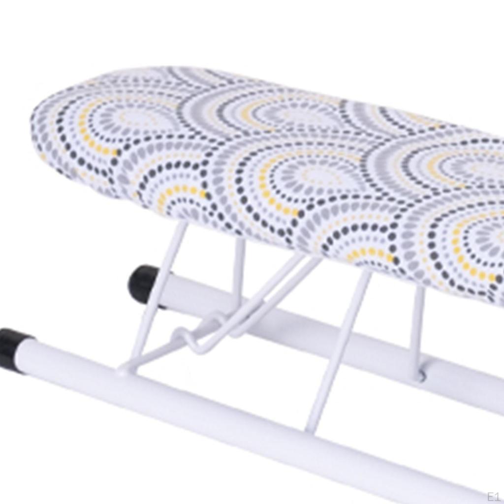Foldable Ironing Board Portable Compact Stable Tabletop Space Saving