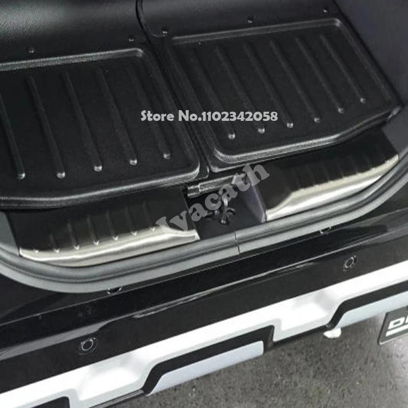 For Nissan ROOX 2025 2026 stainless steel Built-in Rear Bumper Protector door Sill Trunk Threshold Tread Plate cover Accessories